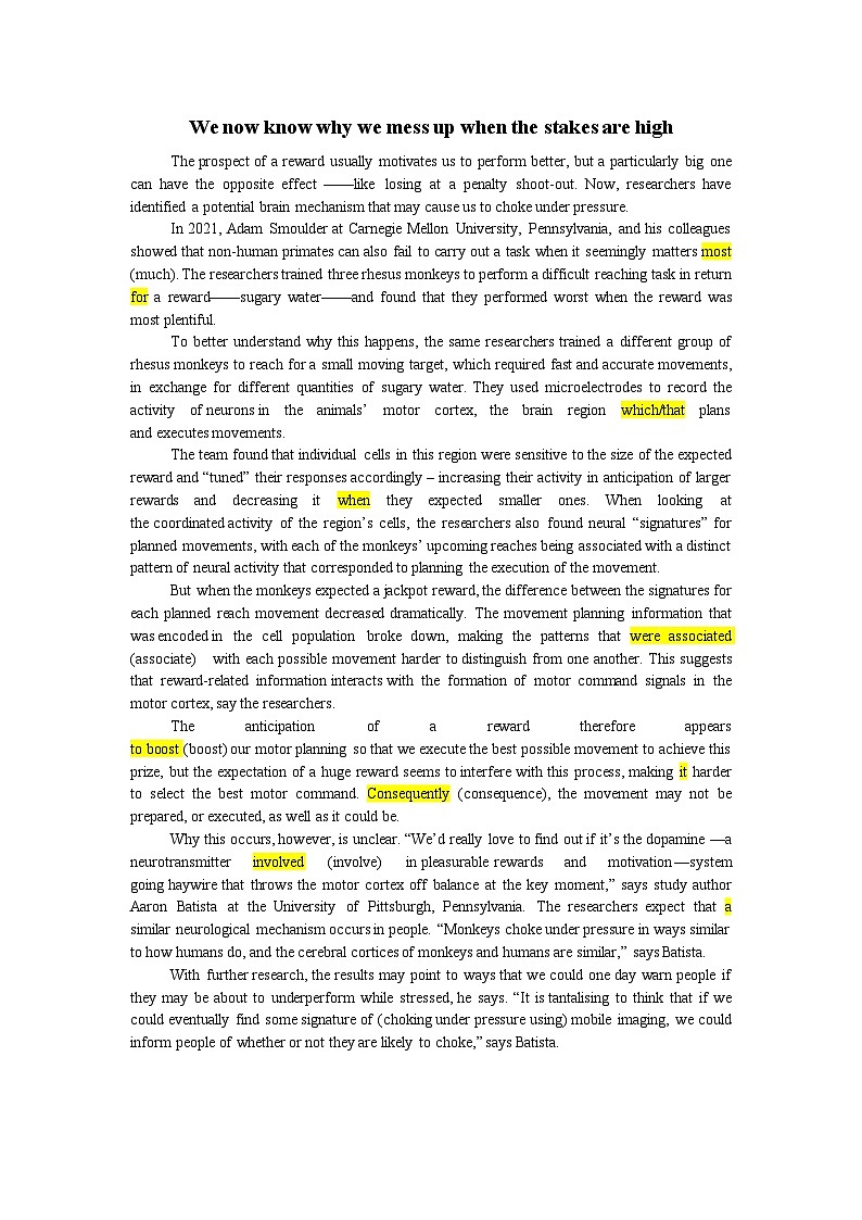 外刊改编语法填空题百日Day 15 & Day 16-2025届高三英语一轮复习02