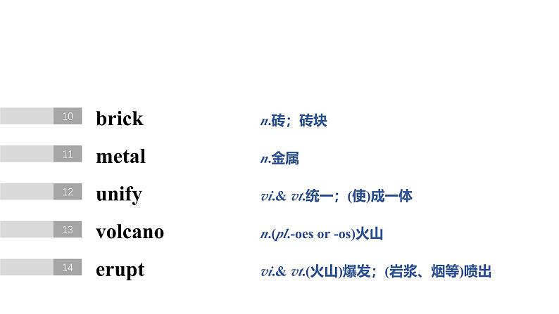 2025高考英语大一轮复习讲义人教版必修第一册　Unit 4　Natural Disasters课件PPT06