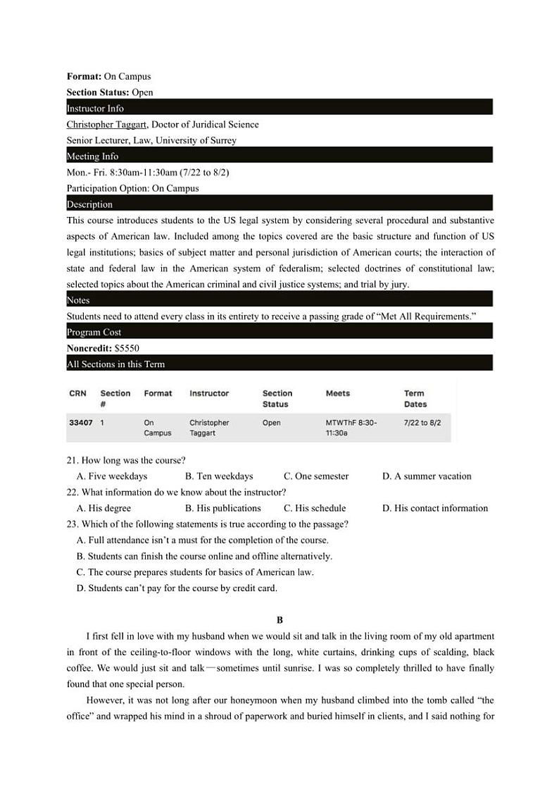 [英语]2024～2025学年四川省成都市石室中学高三上学期10月月考试题(有答案)第3页