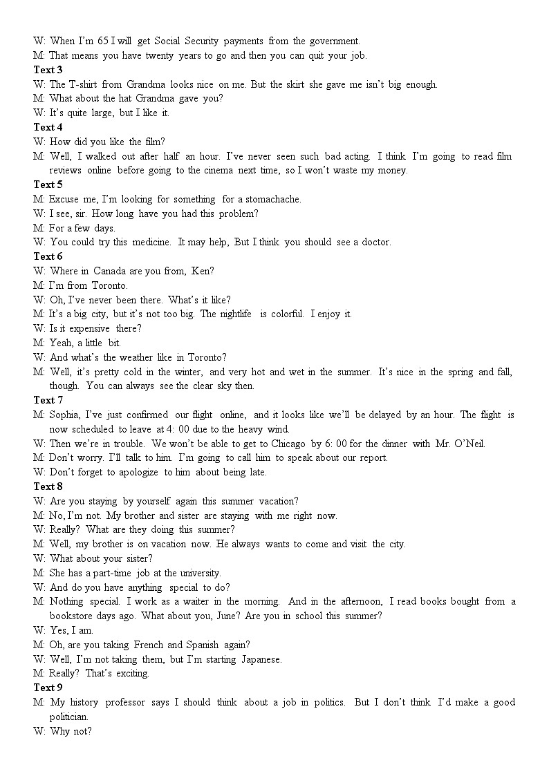 湖北省武汉市第四中学2024-2025学年高二上学期10月月考英语试题02