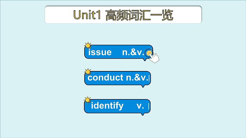 人教版必修第二册Unit1 高频词汇课件（四）03