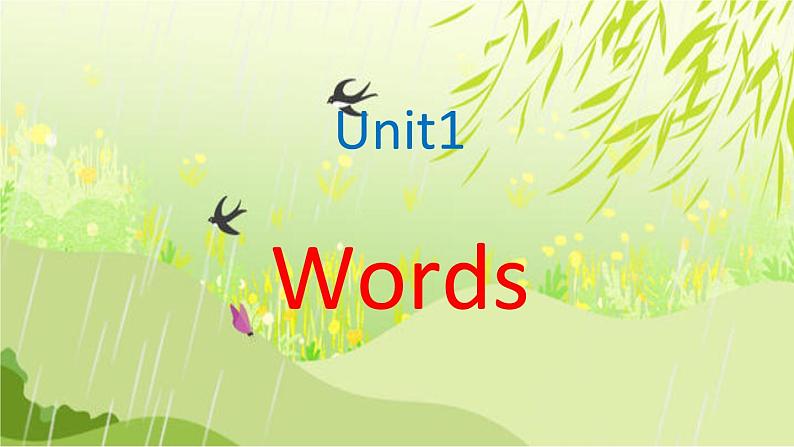 人教版必修第二册Unit1_词汇课件第1页