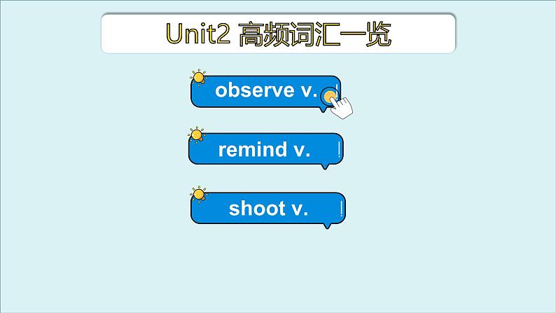 人教版必修第二册Unit2 高频词汇课件（四)第3页