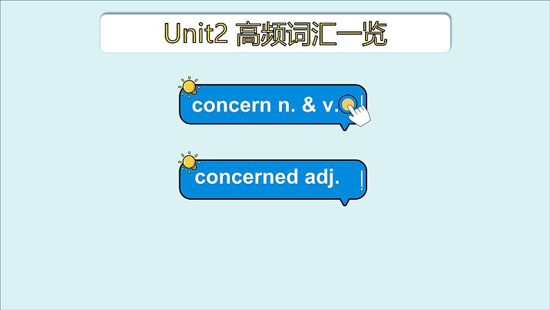 人教版必修第二册Unit2 高频词汇课件（一)第3页