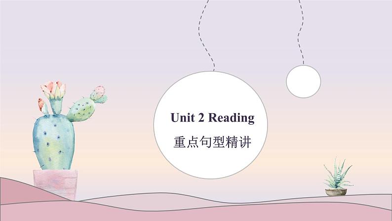 人教版必修第二册Unit2 重点句型和语法 精讲课件第1页