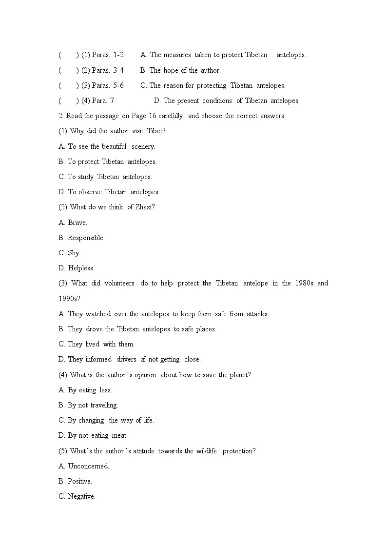 人教版必修第二册Unit2Listening Reading and Thinking素养导学案03