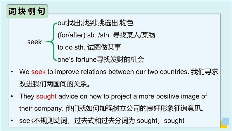 人教版必修第三册Unit3 高频词汇课件（二)第8页