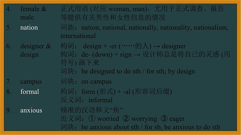 人教必修一Welcome unitListening andSpeaking—Reading andThinking词汇课件第3页