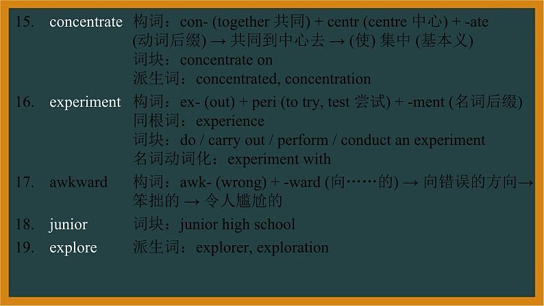 人教必修一Welcome unitListening andSpeaking—Reading andThinking词汇课件第5页