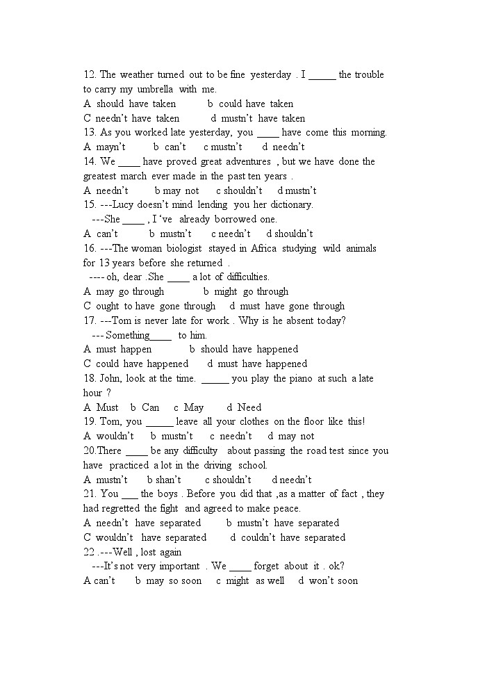 2022年高考英语第一模块ModuleOneReview复习学案外研版选修6第2页