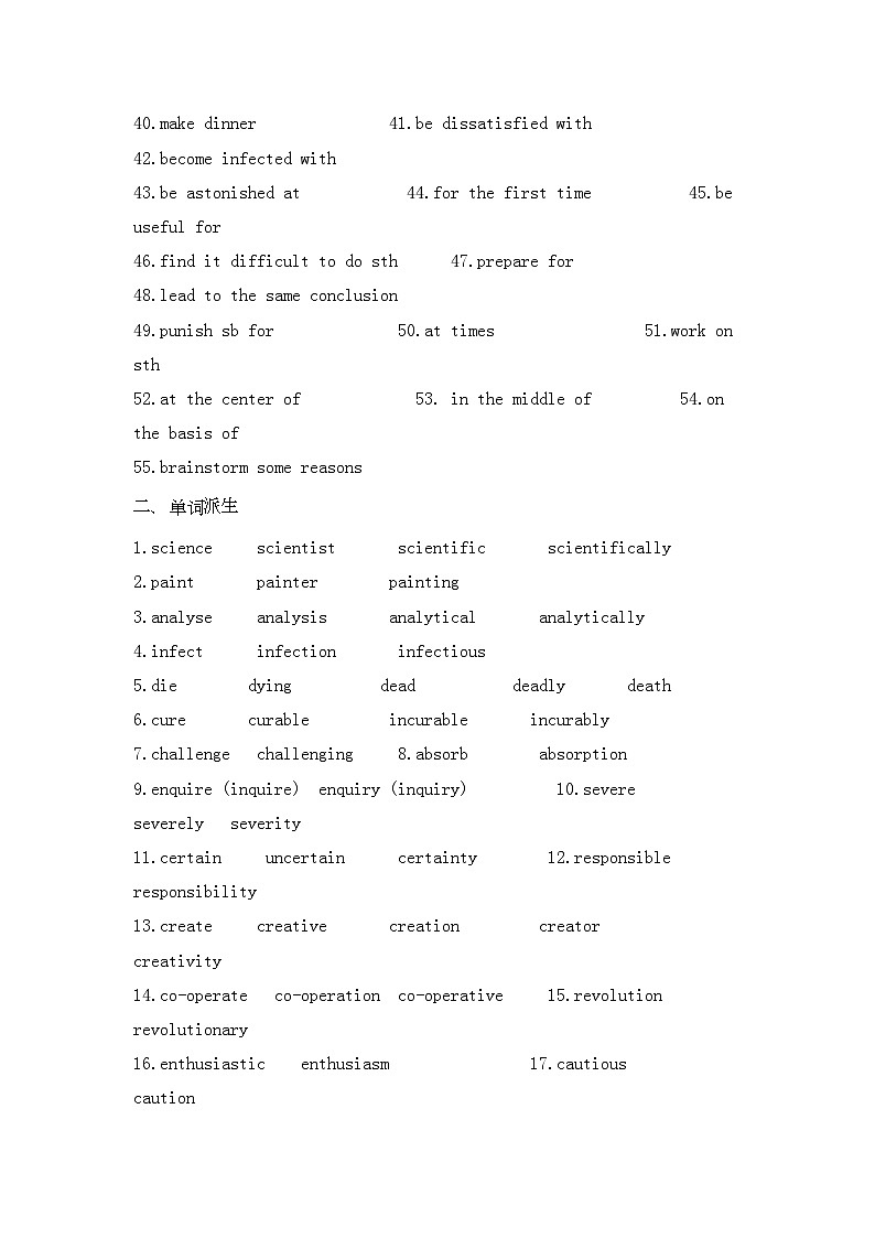 2022年高考英语复习单元要点讲练BookVUnit1人教新目标版第2页