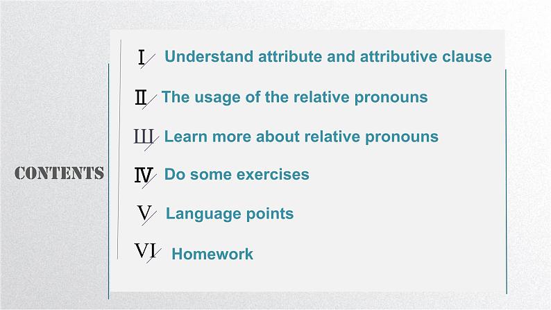 人教必修一Unit4 Discovering Useful Structures 语法精讲课件第3页