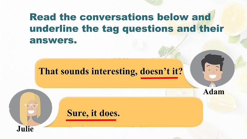 人教必修一Unit3 Discovering Useful Structures 语法精讲课件第6页