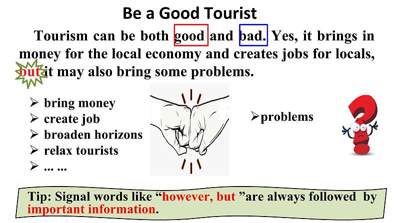 人教必修一Unit2 Workbook：Be a Good Tourist 名师课件2第3页