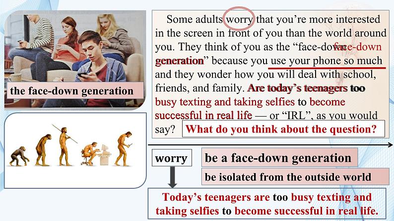 人教必修一Unit1 Workbook：The face-down generation 名师课件5第4页