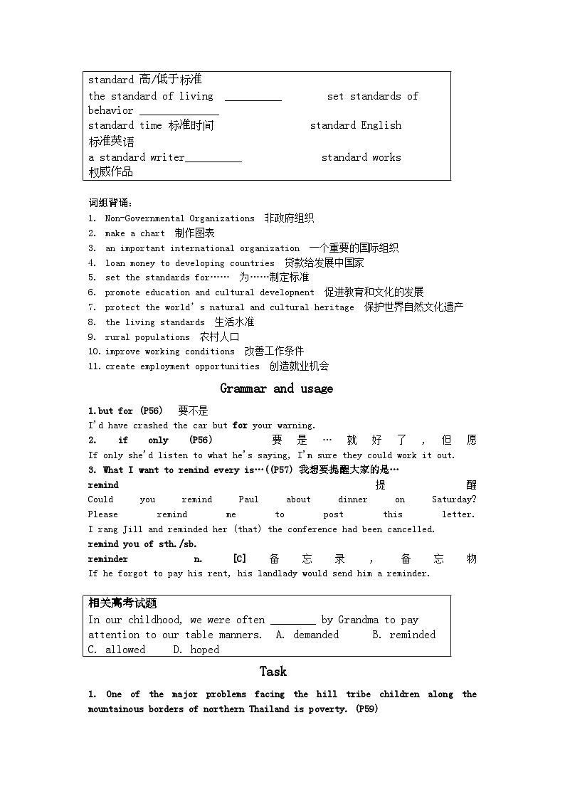 2022年高中英语M6U4wordpowertask学案牛津版选修6第2页