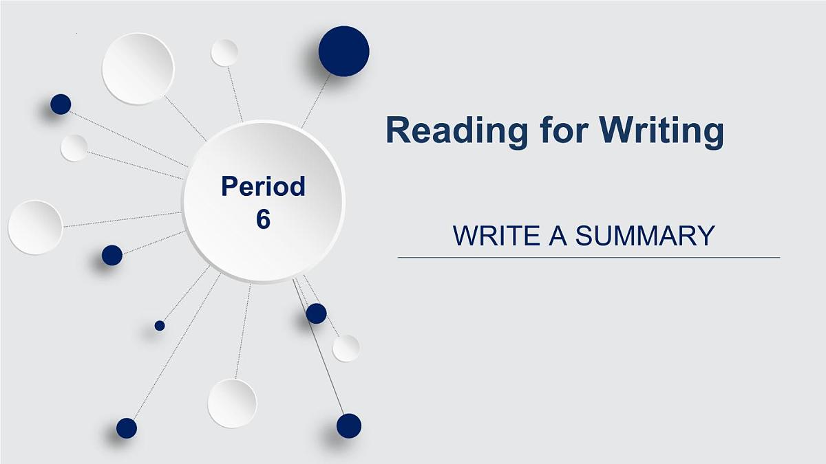 人教必修一Unit 4 读写课-活动观课件第1页