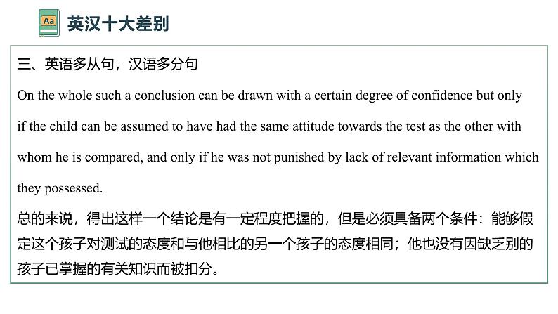 高中英语翻译技巧讲解 课件-2025届高三上学期英语一轮复习专项第4页