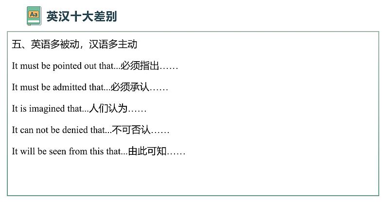 高中英语翻译技巧讲解 课件-2025届高三上学期英语一轮复习专项第6页