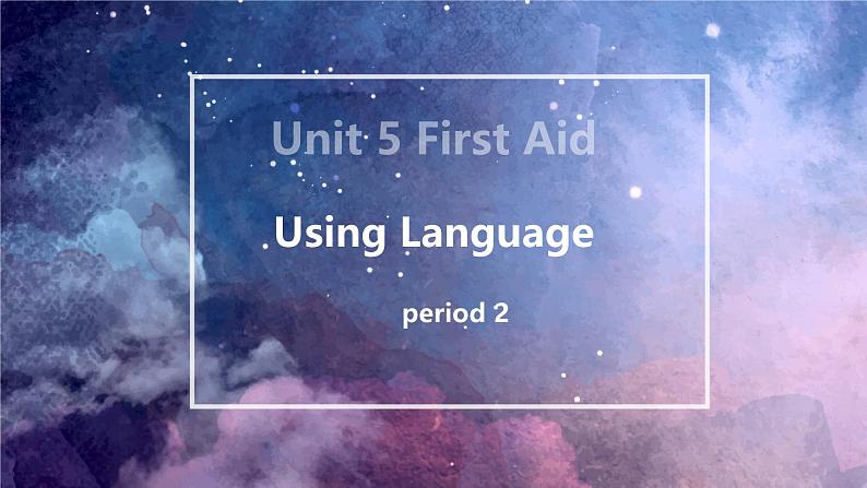 人教版选择性必修第二册Unit5 Using language2名师课件2第1页