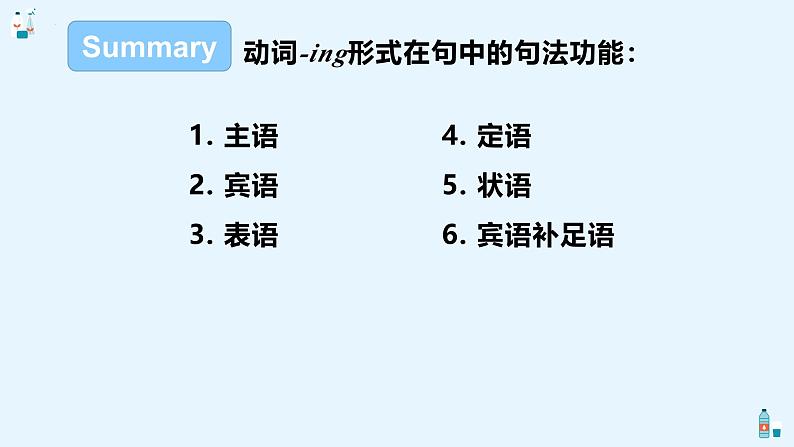 人教版选择性必修第二册Unit5 语法课-复习练习课件第7页