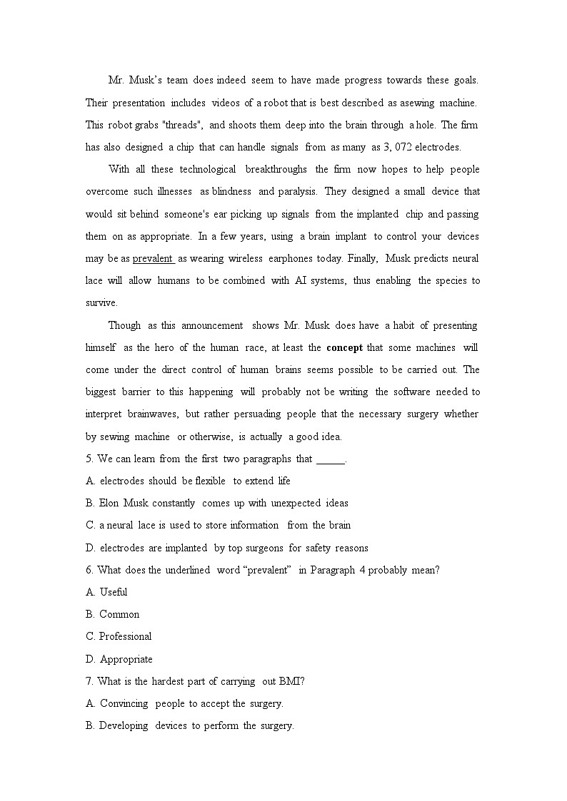 人教版选择性必修第二册Unit1Reading_and_Thinking能力提升练第3页