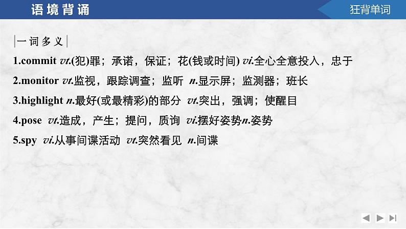 2025届高考英语译林版（2019）一轮复习语基默写课件选择性必修第二册UNIT 4　Living with technology第6页