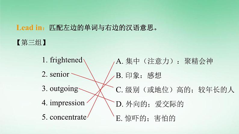 人教版高中英语必修第一册Welcome unit Reading for writing 名师课件第4页