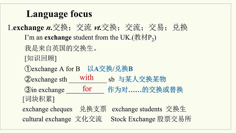 人教版高中英语必修第一册Welcome Unit 单元考点课件第2页