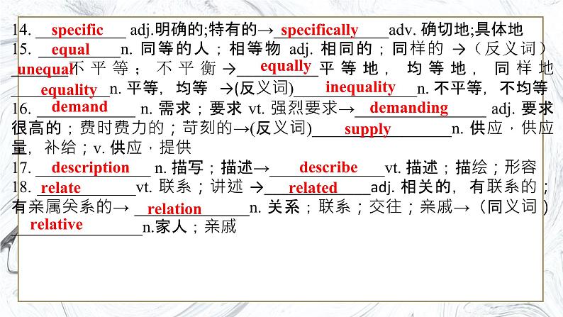 人教版高中英语必修第一册Unit 5 单元复习课件第5页