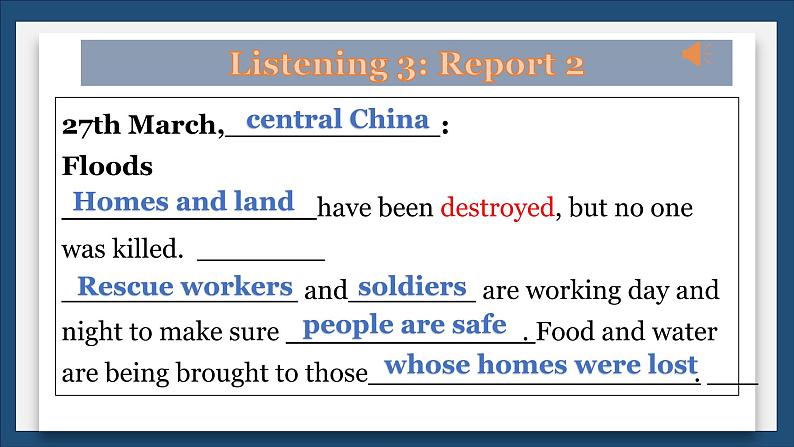 人教版高中英语必修第一册Unit 4 听说课-大单元整体教学课件08