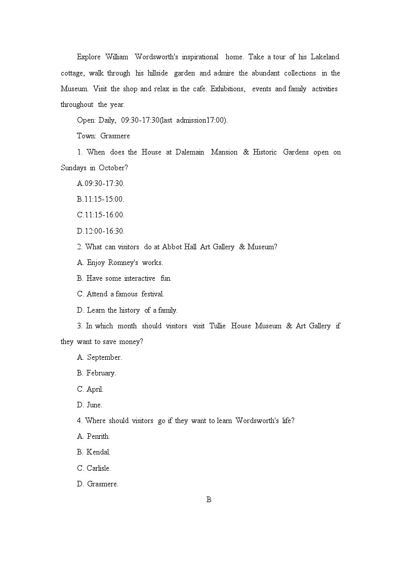 人教版选择性必修第三册Unit3 拓展阅读专项训练（一）第2页