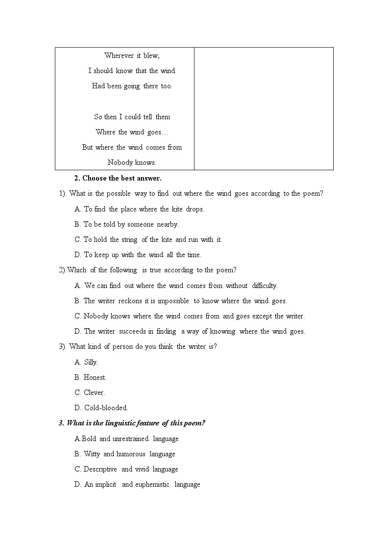 人教版选择性必修第三册Unit5 Using Language2名师教学设计303