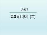 人教版高中英语选择性必修第一册Unit1 高频词汇课件（二)