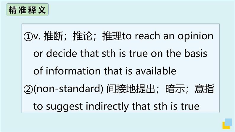 人教版高中英语选择性必修第一册Unit1 高频词汇课件（一)第6页