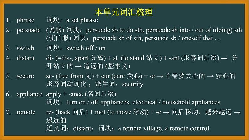 人教版高中英语选择性必修第一册Unit2Reading and Thinking词汇课件第2页