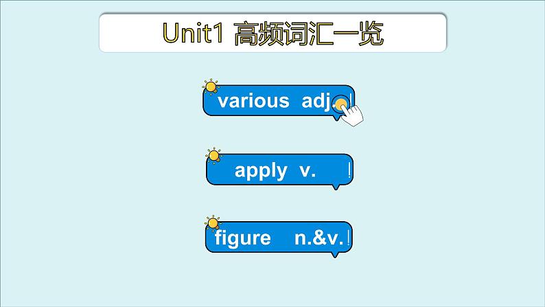 外研必修第一册Unit1 高频词汇课件（五）第3页