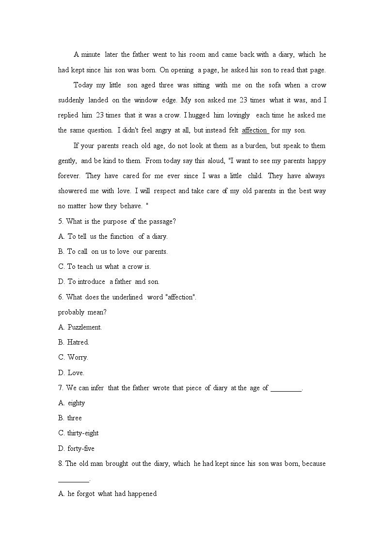 外研必修第一册Unit3 Starting out and Understanding ideas 能力提升练第3页