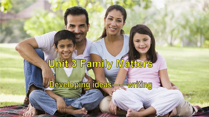 外研必修第一册Unit3_Developing_ideas—Writing_公开课课件第1页