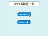 外研选择性必修第一册Unit4 高频词汇课件(二)