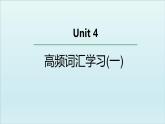 外研选择性必修第一册Unit4 高频词汇课件(一)
