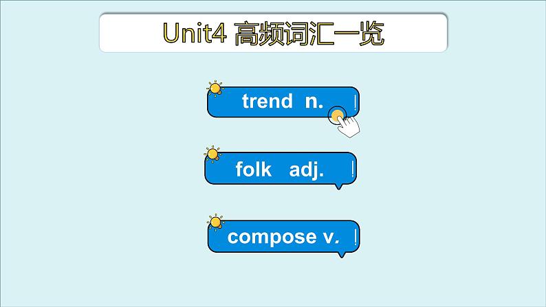 外研选择性必修第一册Unit4 高频词汇课件(一)第3页
