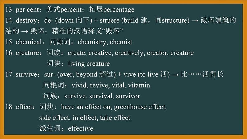 外研必修第一册Unit5 Understanding ideas 词汇精讲课件第4页