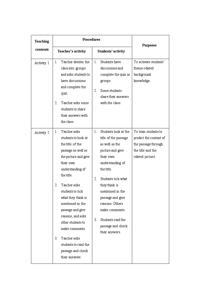 外研必修第一册Unit6_Developing_ideas_板块教学设计第2页