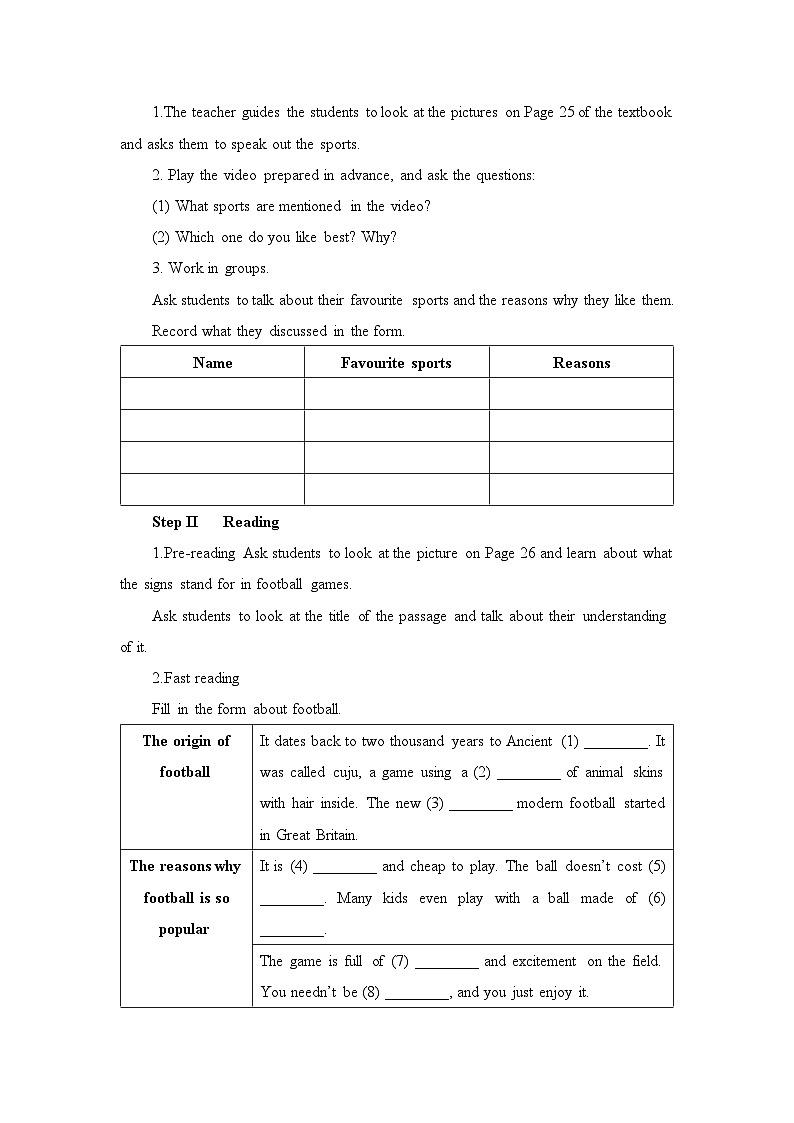 外研必修第二册Unit3_Starting_out_and_Understanding_ideas名师教学设计02