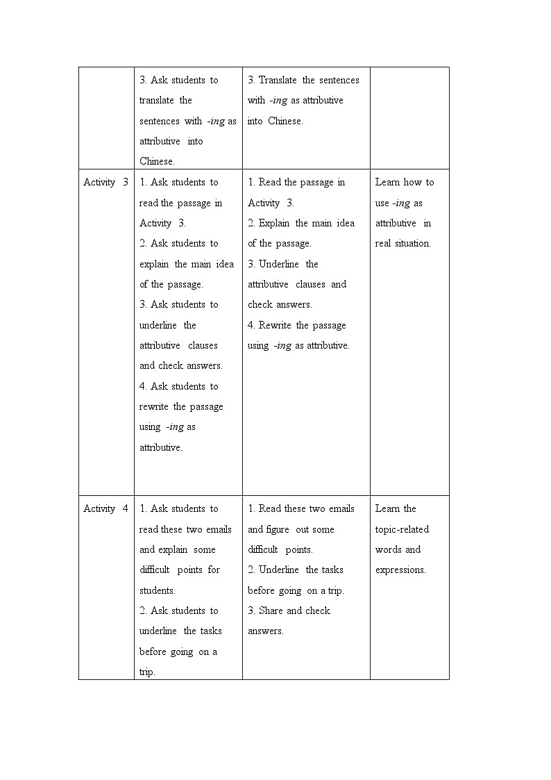 外研必修第二册Unit5_Using_Language_板块教学设计第3页