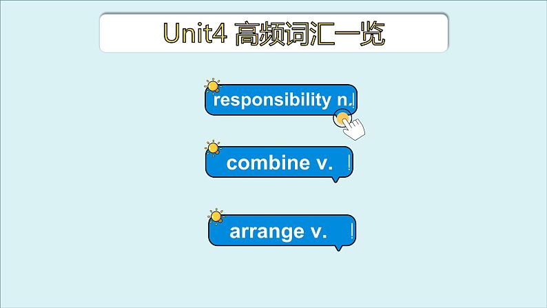 外研必修第二册Unit4 高频词汇课件(二)第3页