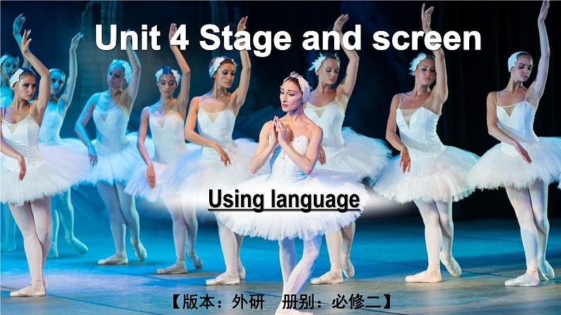 外研必修第二册Unit4 Using language 优质课件第1页