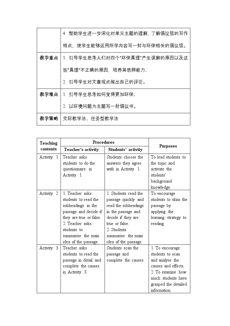 外研必修第二册Unit6_Developing_ideas_板块教学设计02
