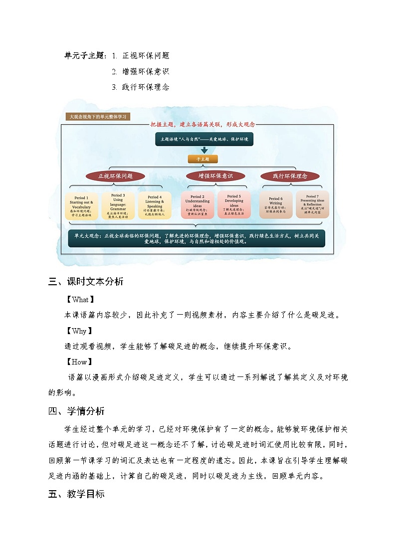 外研必修第二册Unit6 Presenting ideas and Reflection 名师教学设计02